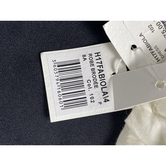 Bonpoint Girl’s Cotton White Pin Tuck Classic Embroidered Dress Size 8 NWT - Picture 15 of 16